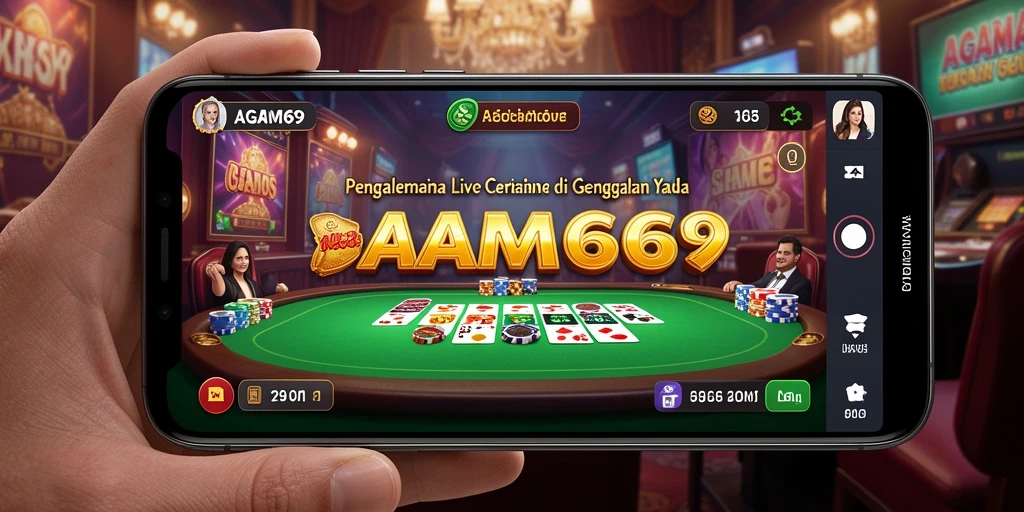 Tampilan gameplay AGAM69 yang mendebarkan di Live Casino.