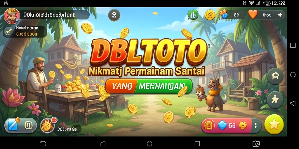 Screenshot permainan <strong>DBLTOTO</strong> menunjukkan momen seru saat bermain menghibur.