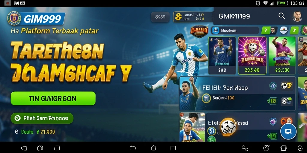 Tampilan screenshot GIM999 saat bermain taruhan olahraga.