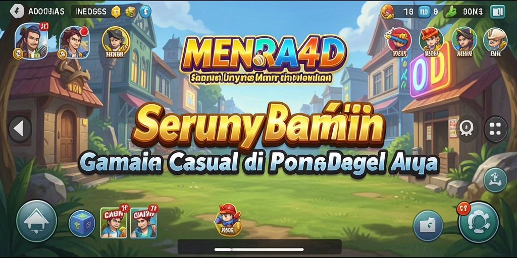 Tampilan menarik dari gameplay MENARA4D yang seru dan menyenangkan.