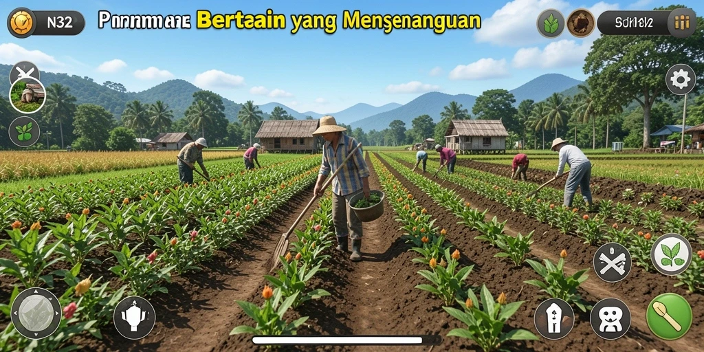 Tampilan menarik dari gameplay N32 yang penuh warna.