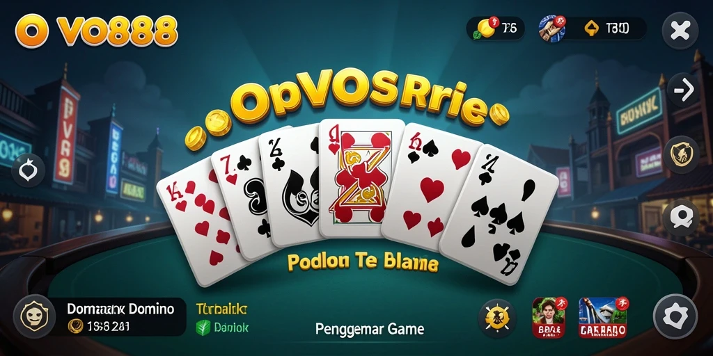 Screenshot gameplay OVO88 menampilkan suasana seru permainan Domino.