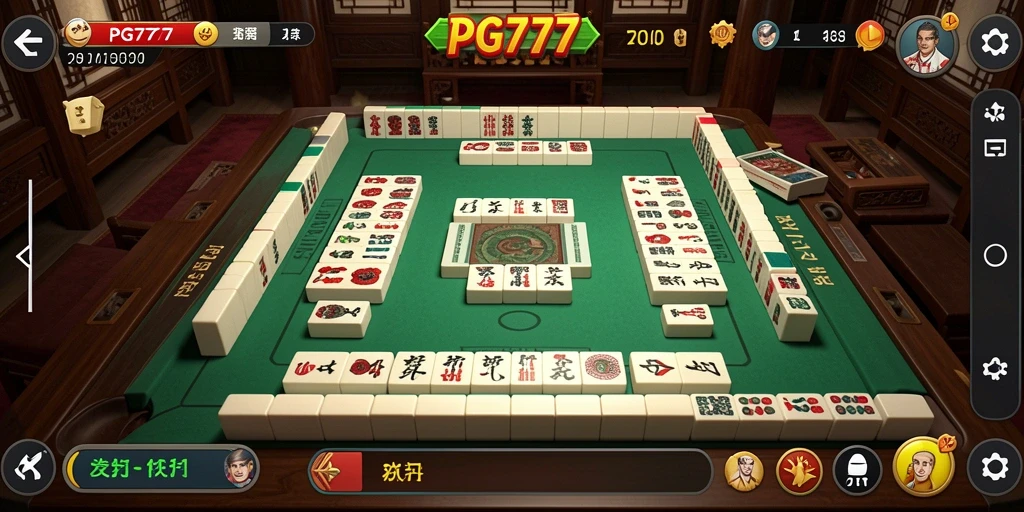 Screenshot PG777 menampilkan pengalaman bermain Mahjong yang mengasyikan.
