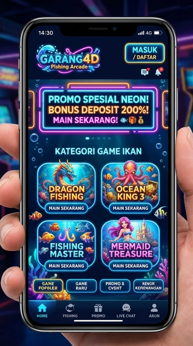 Tampilan antarmuka pengguna garang4d yang intuitif.