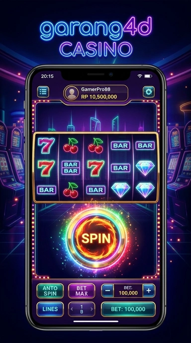 Berbagai kategori aplikasi yang tersedia di garang4d.